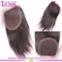 Most beautiful best selling virgin brazilian silky straight wave human hair lace closure for women